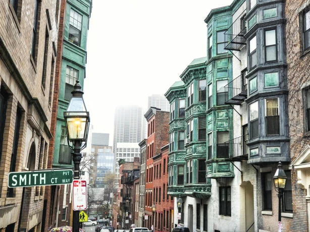 USA New England Massachusetts Boston Beacon Hill