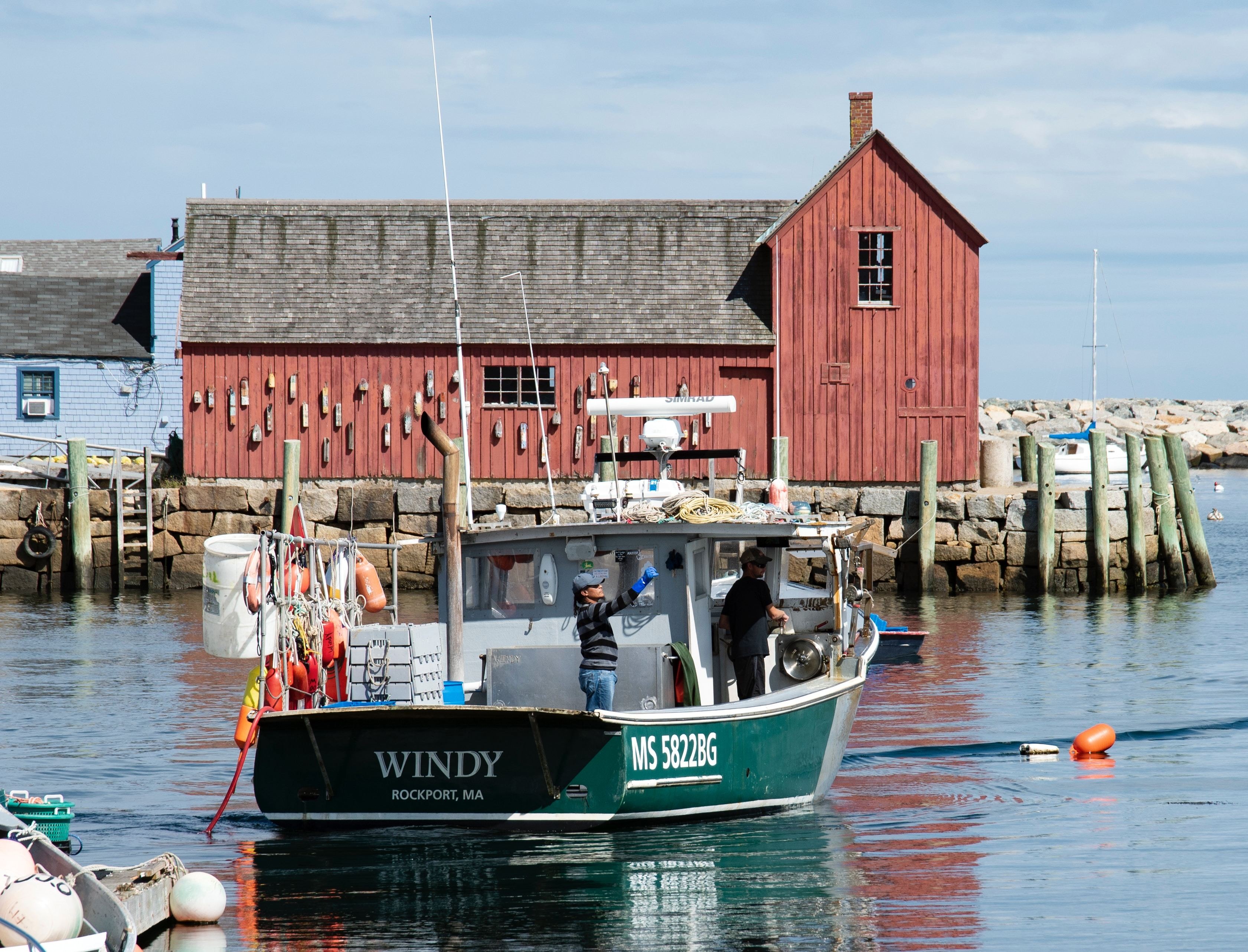 USA New England Massachusetts Rockport Motif 1