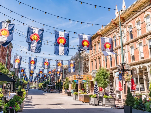 USA Colorado Denver Larimer Square