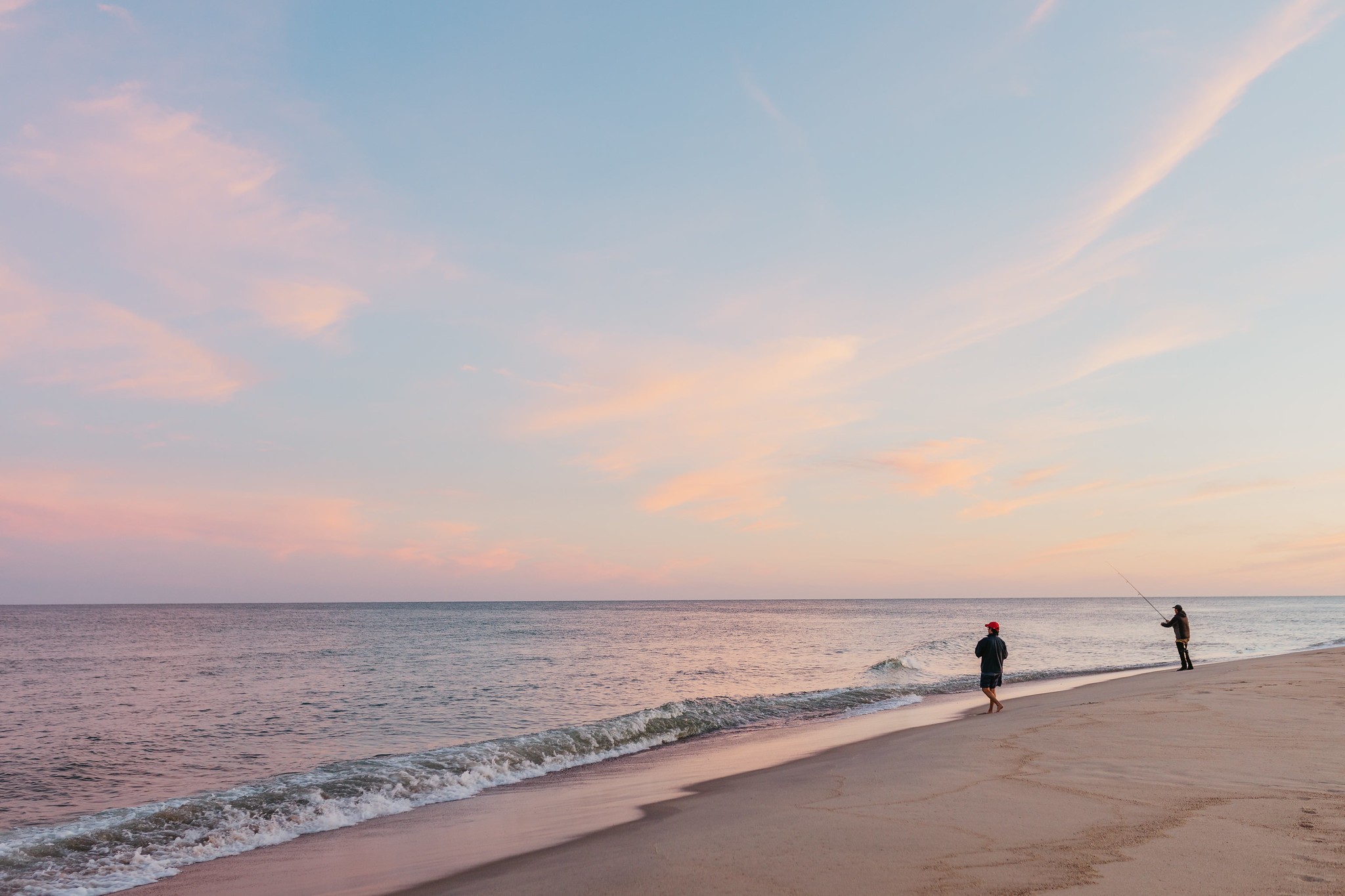 USA New England Massachusetts Nantucket Island fishing