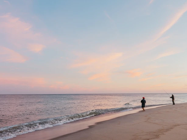 USA New England Massachusetts Nantucket Island fishing