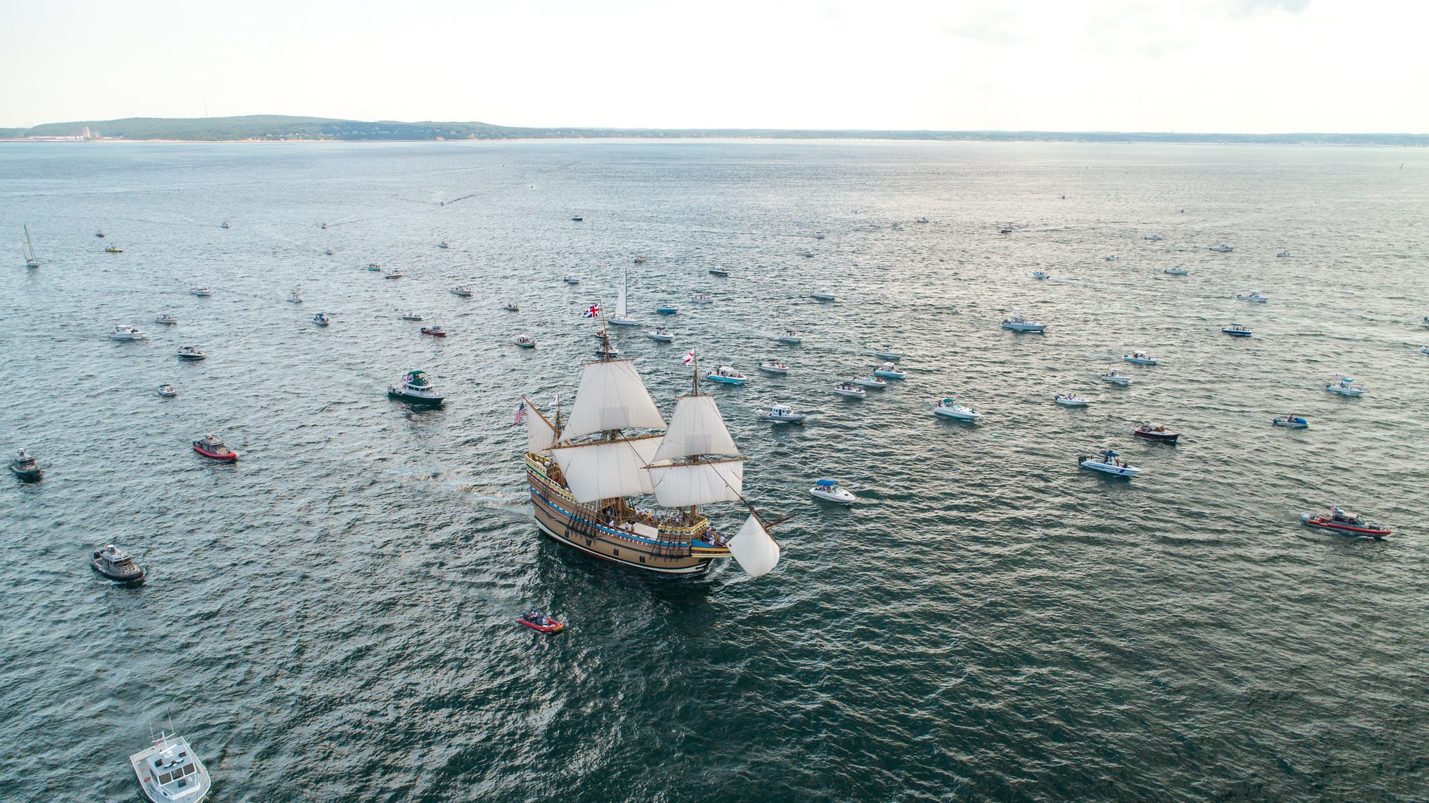 USA New England Massachusetts Plymouth Mayflower II
