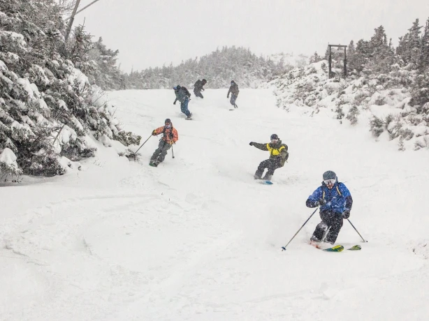 USA New England Vermont Jay Peak