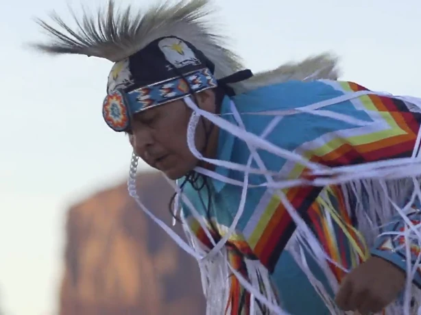 USA Utah Canyon Country Monument Valley Navajo Tänzer