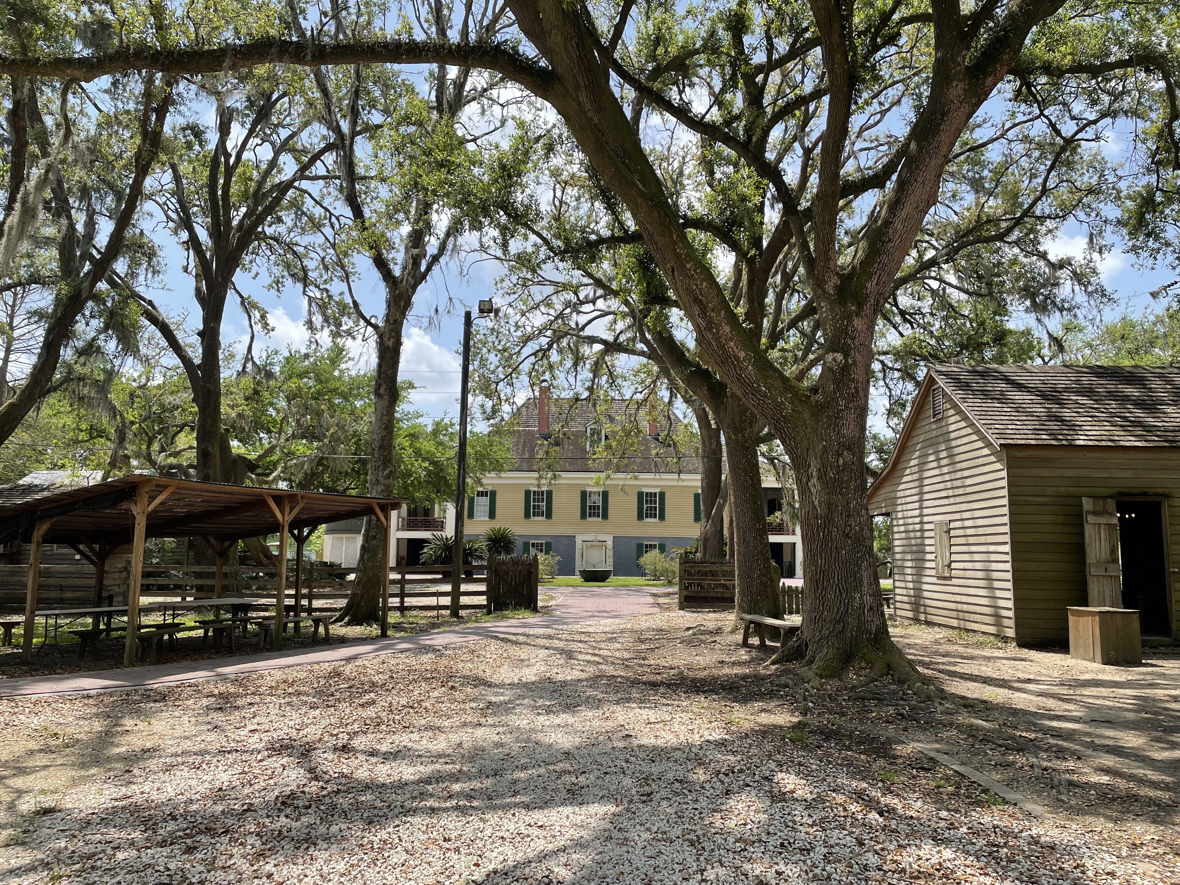 US Louisiana Destrehan Plantation outside