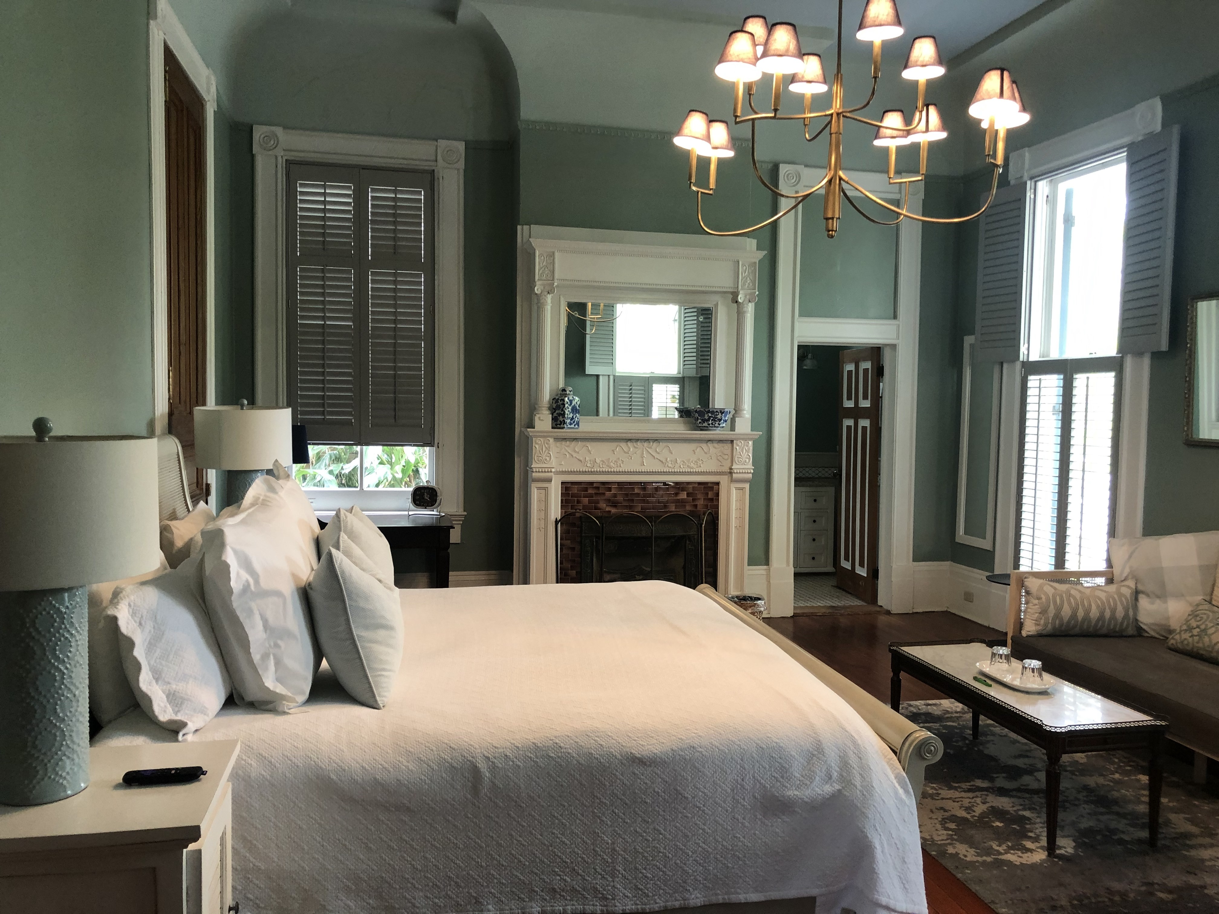 US Louisiana New Orleans Sully Mansion bedroom