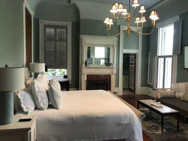 US Louisiana New Orleans Sully Mansion bedroom