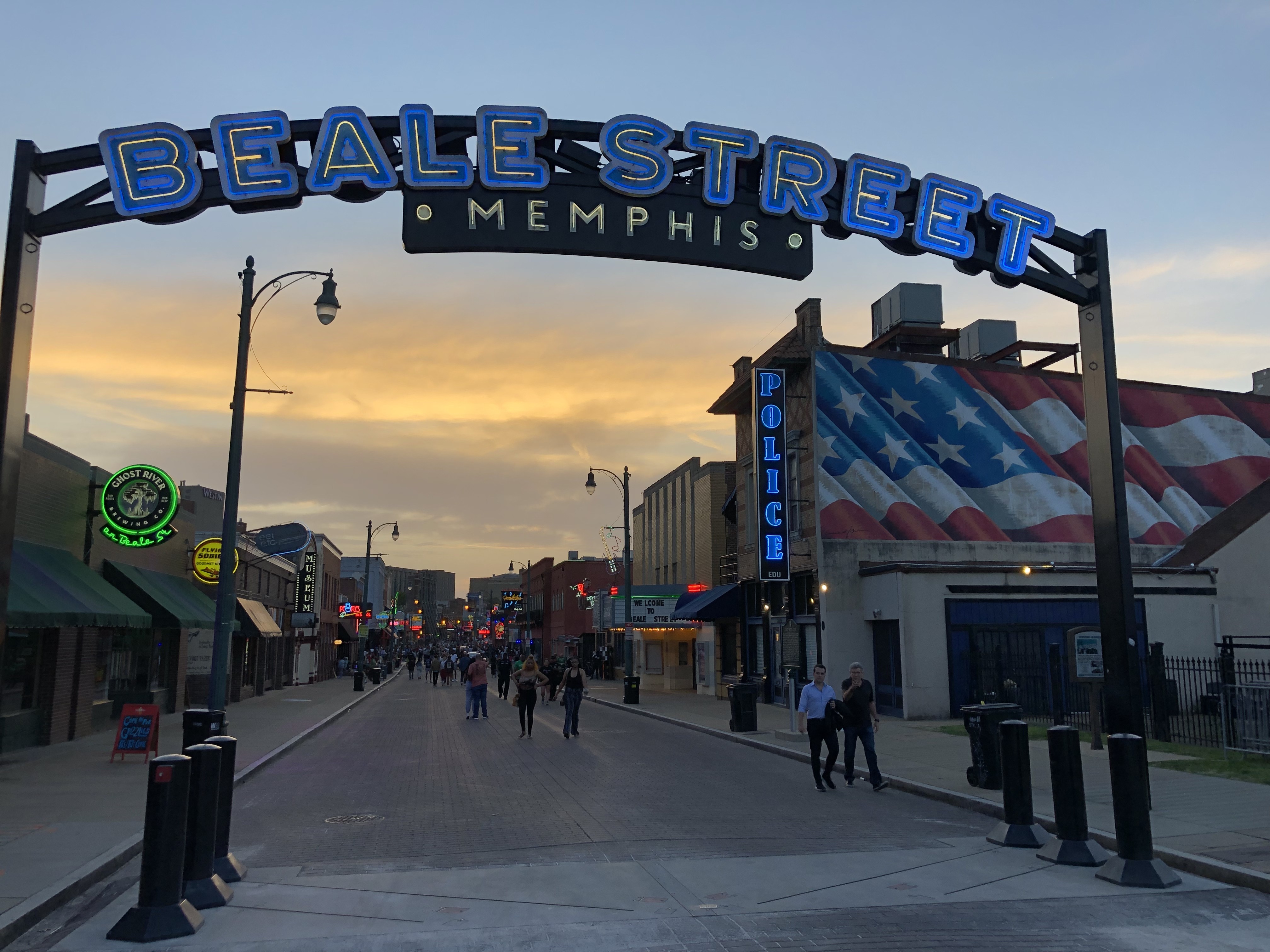 US Tennessee Memphis Beale Street sign