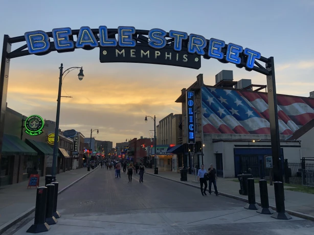 US Tennessee Memphis Beale Street sign