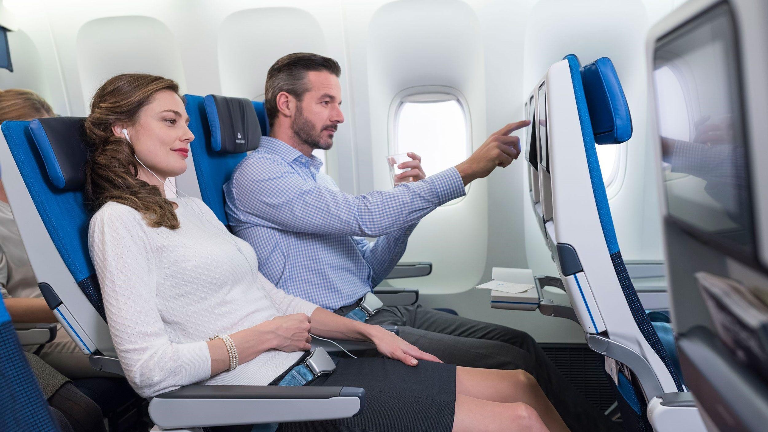 USA Fliegen KLM Economy comfort