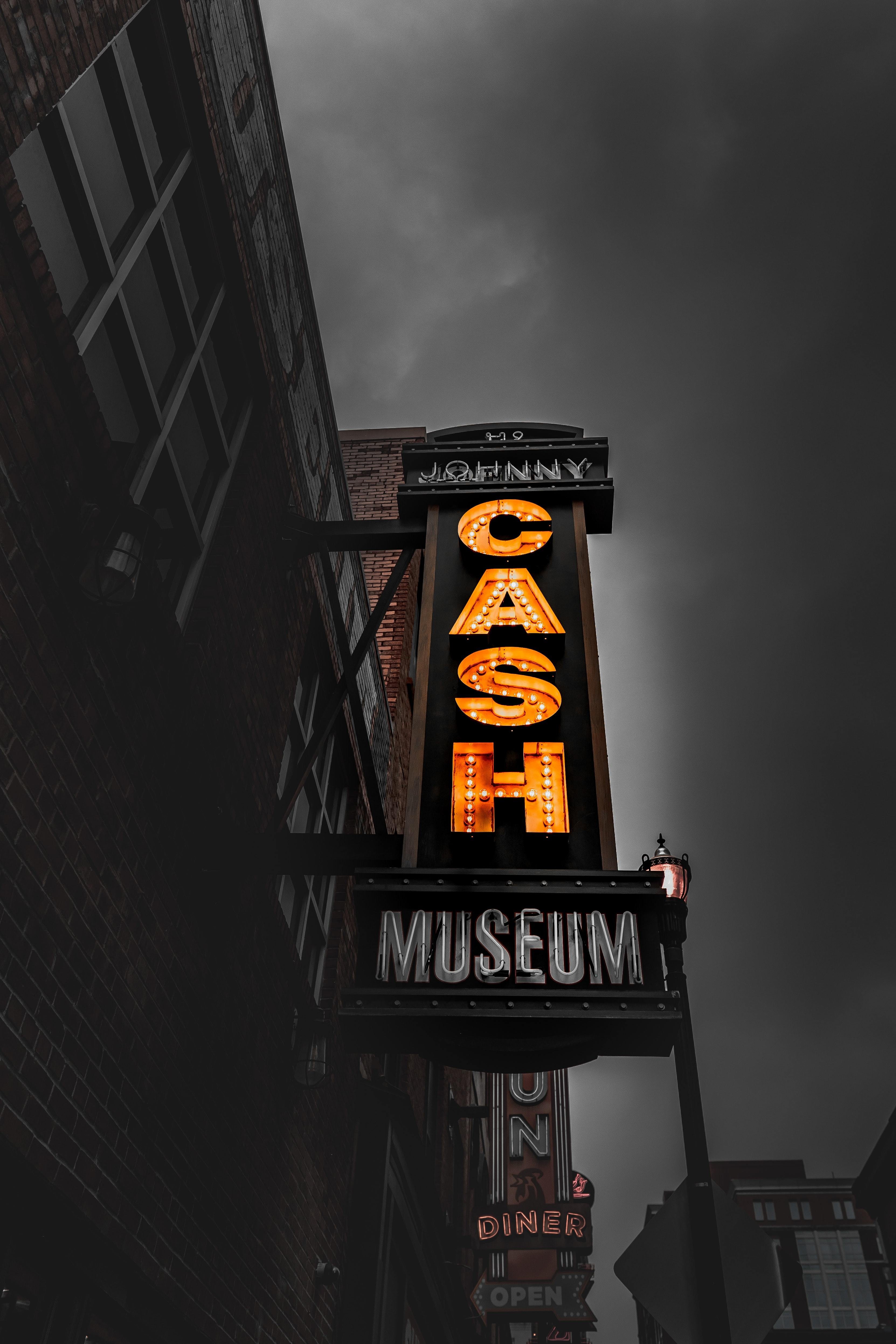 USA Tennessee Nashville johnny cash museum sign nathan mullet unsplash
