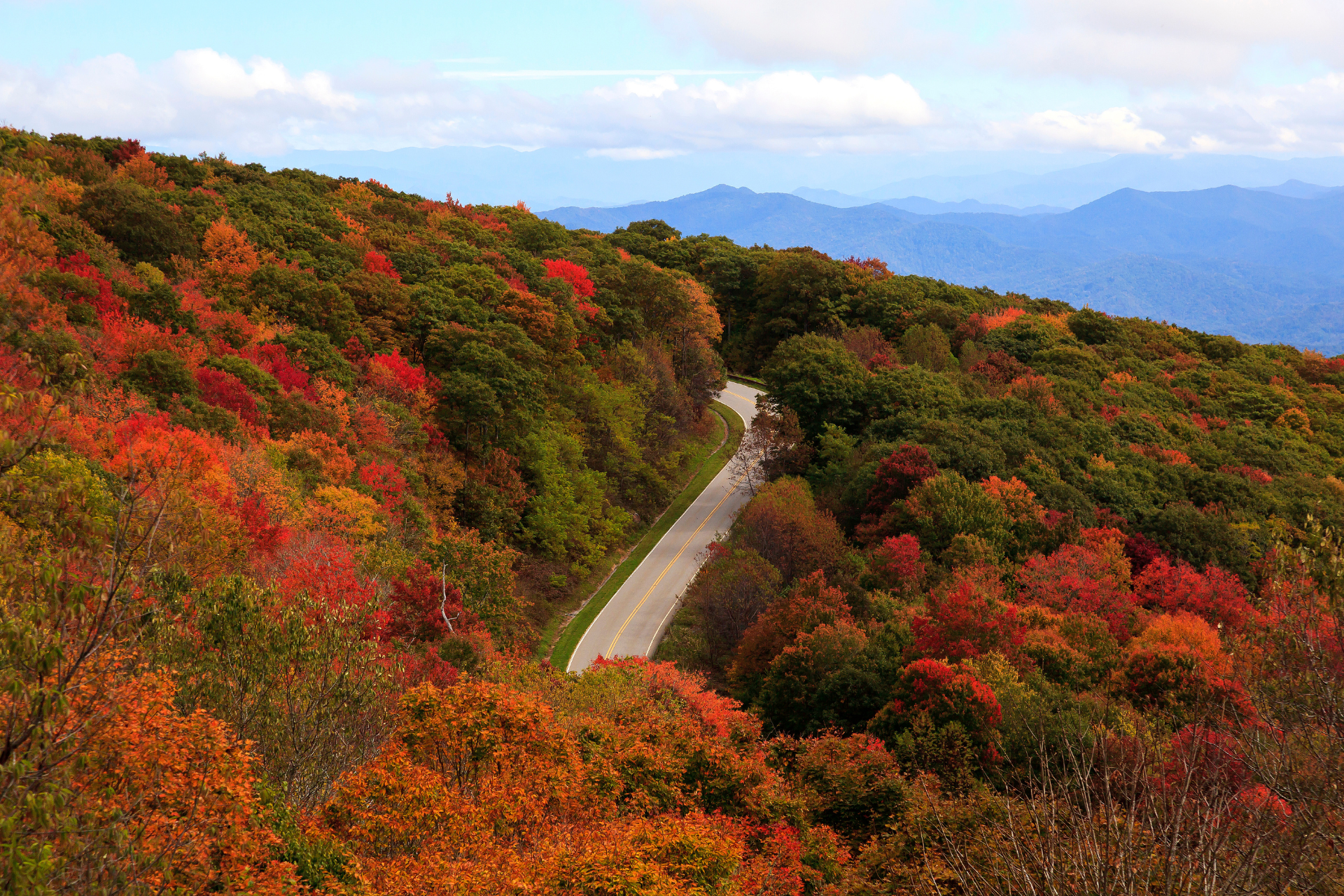 USA Südstaaten Tennessee Cherohala Skyway