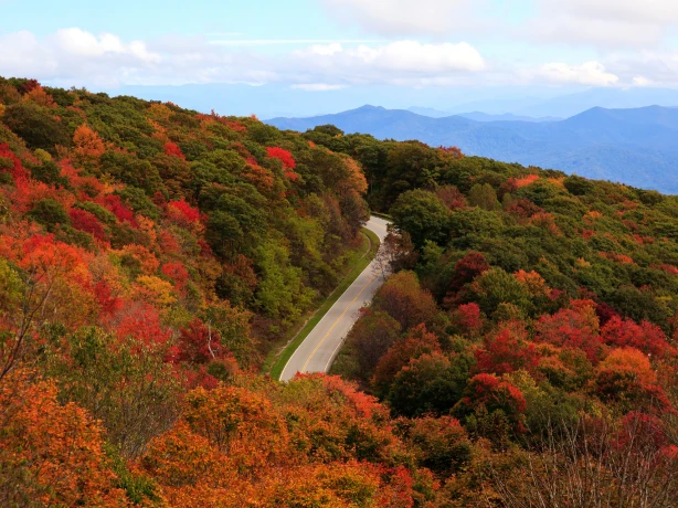 USA Südstaaten Tennessee Cherohala Skyway