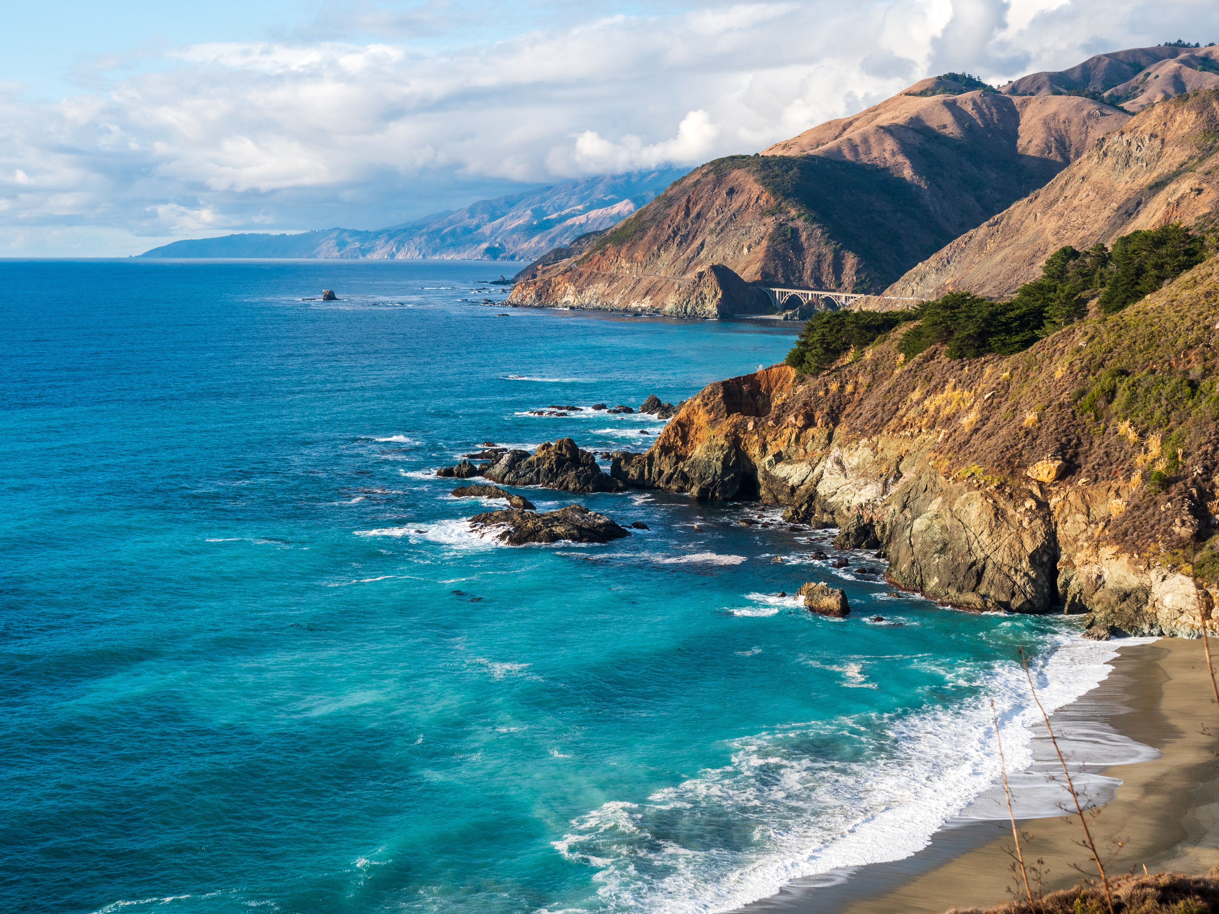 USA California Big Sur Scenery