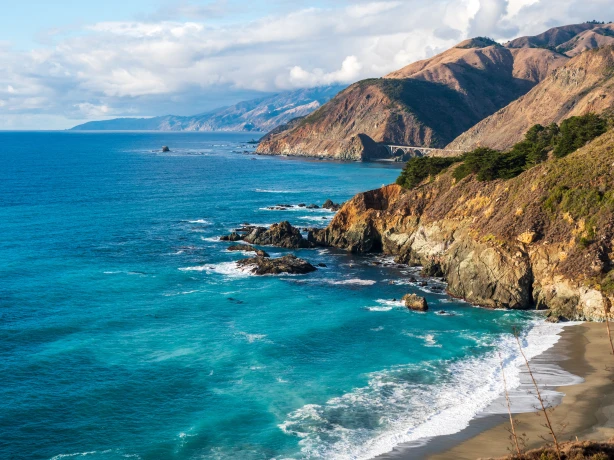 USA California Big Sur Scenery