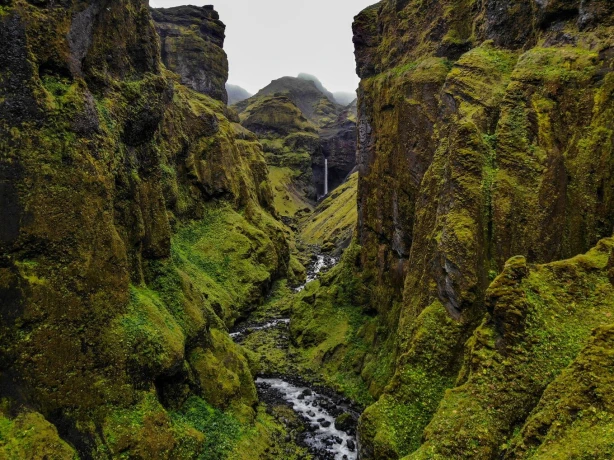 Icelandair flight stopover Reykjavik Múlagljúfur