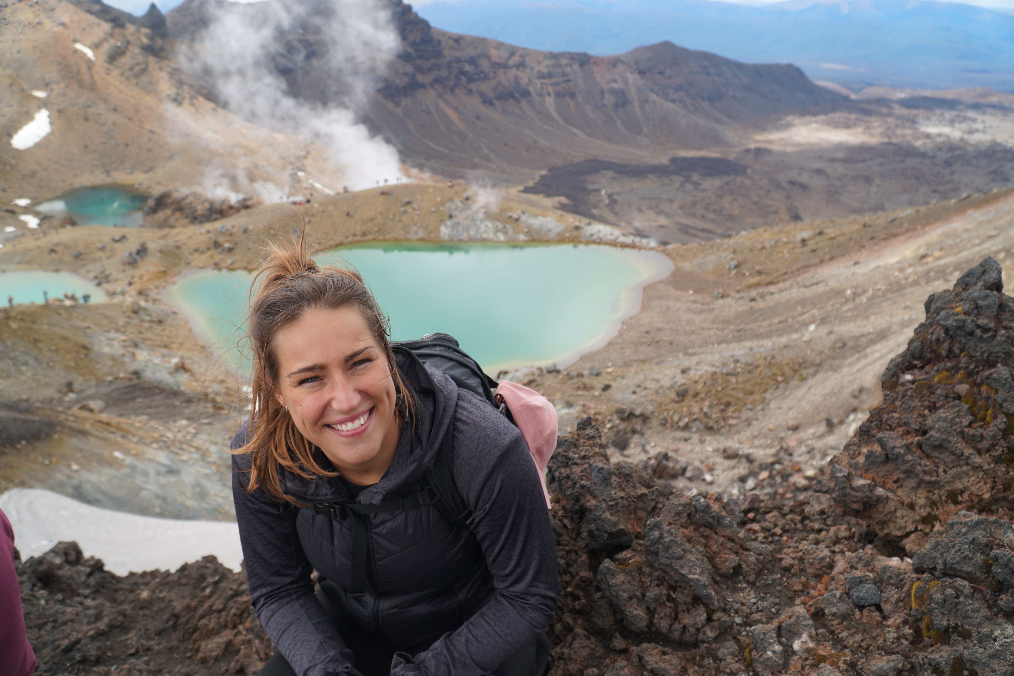 Reisadviseur Simone in het Tongariro National Park in Nieuw-Zeeland