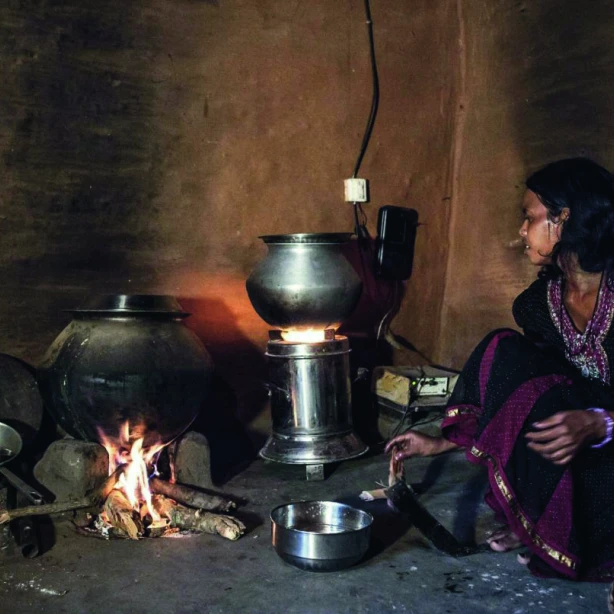 Duurzame maaltijdbereiding in India
