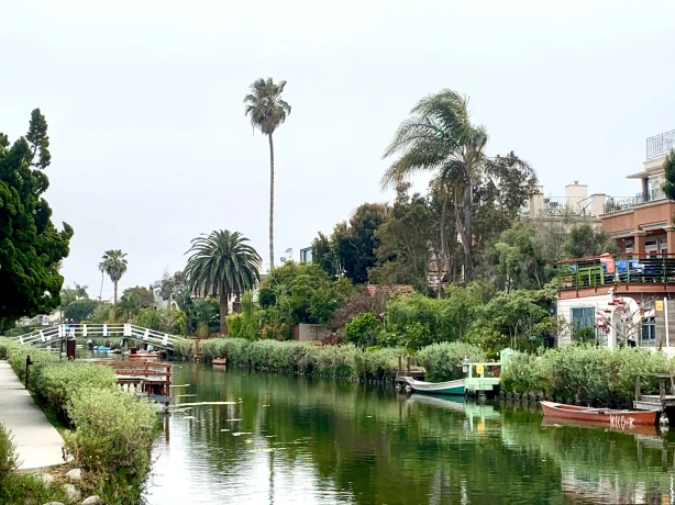US CA Los Angeles Venice neighbourhood canals